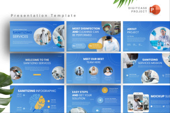 Hygiene Sanitizing Services PowerPoint Template